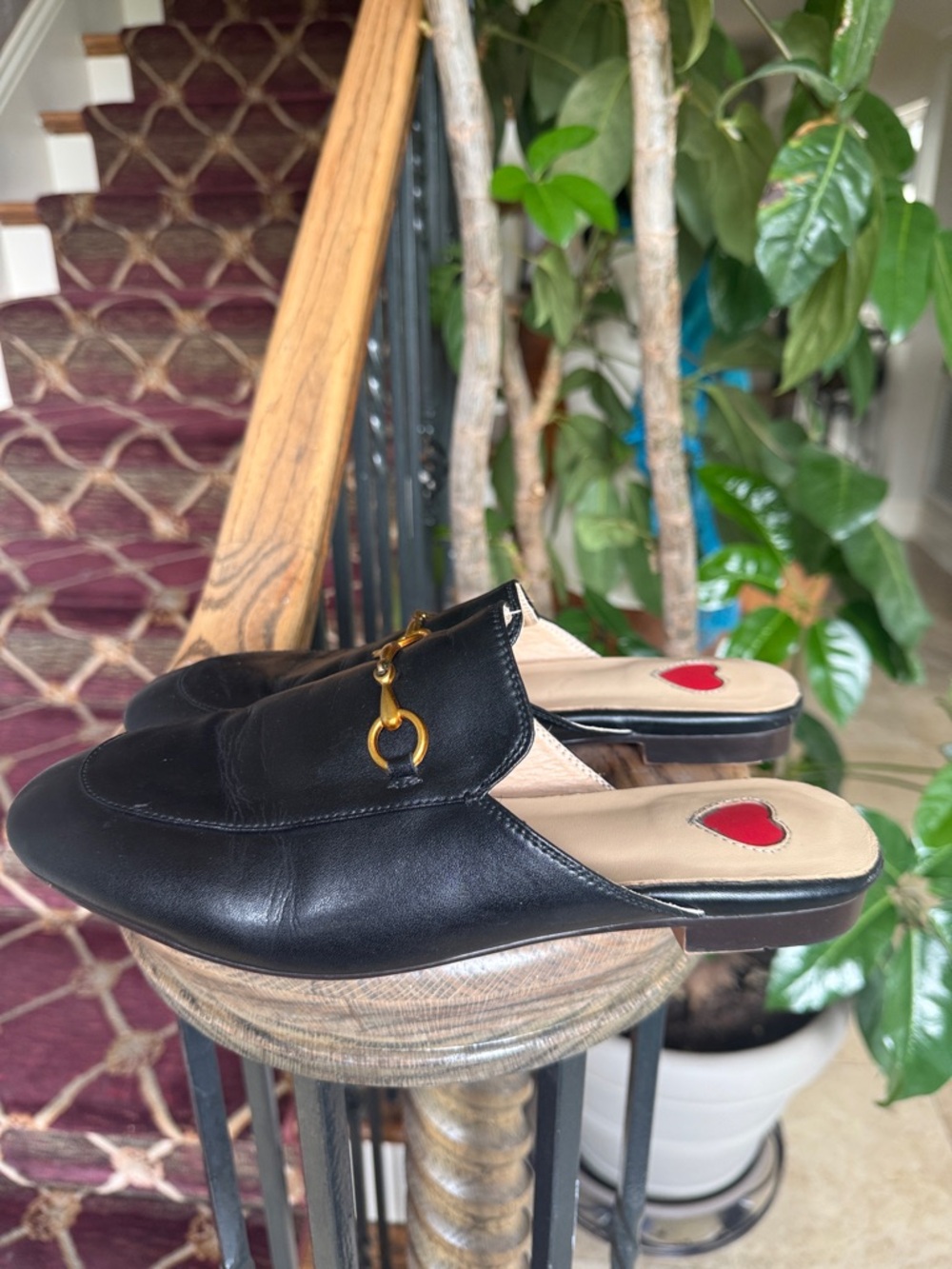 ARQA ladies, black leather mules, very good condition US size 8 - Picture 8 of 12